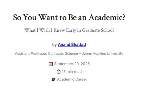 JHU教授揭秘学术潜规则：普通博士如何打破鄙视链翻盘？