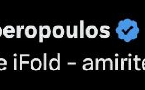 “iFold”，苹果AI新成果