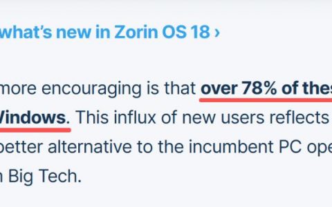 Win10退役后的“大逃亡”？Zorin OS曝五周破100万下载，其中78%来自Windows设备