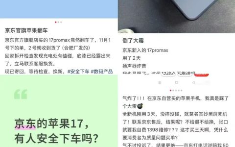 iPhone 17大卖： 第一批京东自营用户已经在维权了