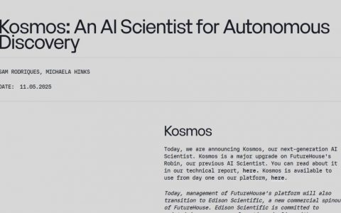 奥特曼点赞，最新科学Agent半天能完成人类半年科研任务